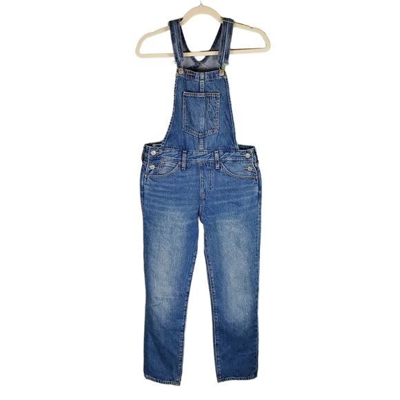 Levi's Premium Original Overalls Bottom End Medium Wash Size Small - Picture 1 of 11